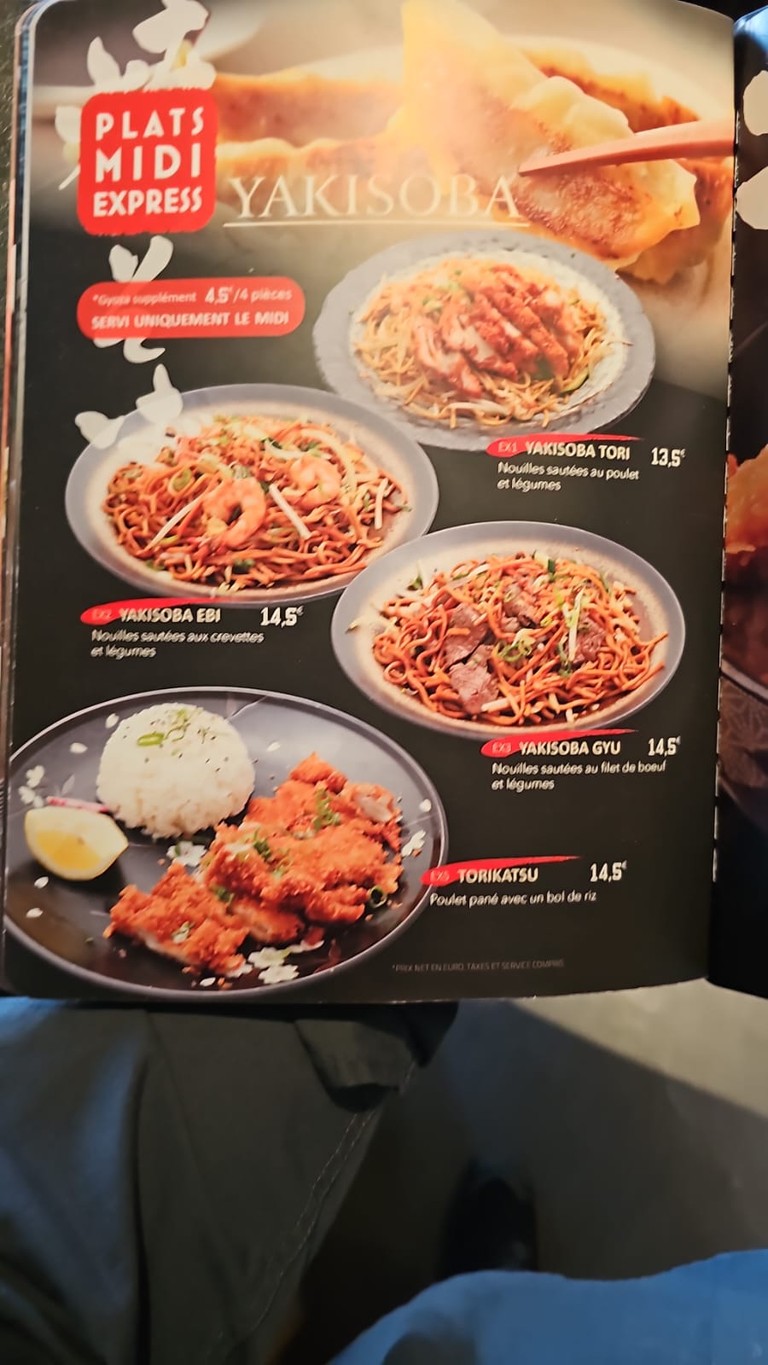 Ayako Teppanyaki (Clamart) menu 6