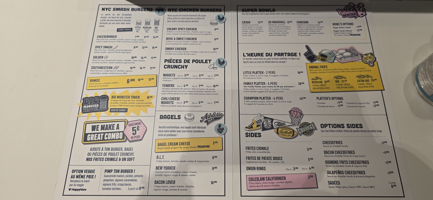 Factory & Co La Défense Les 4 temps menu 3