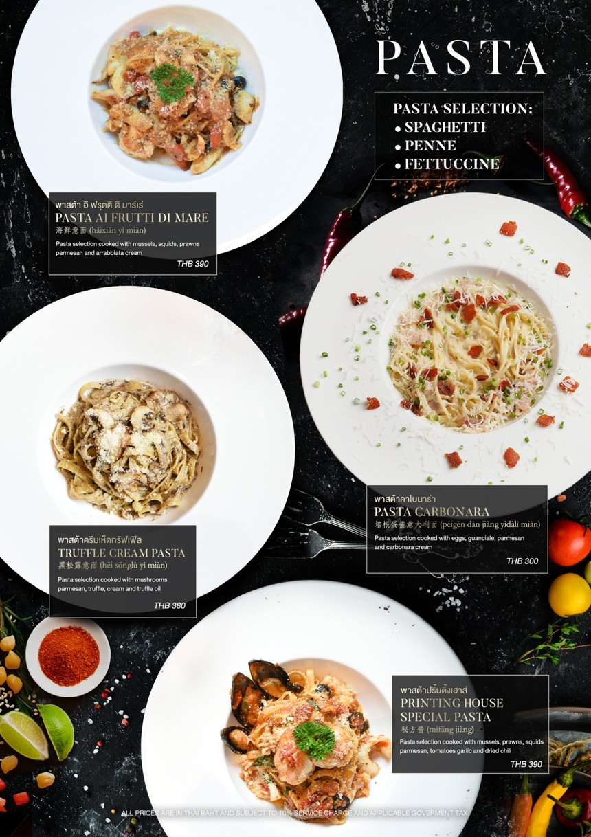 The Letter Press Cafe & Restaurant menu 3
