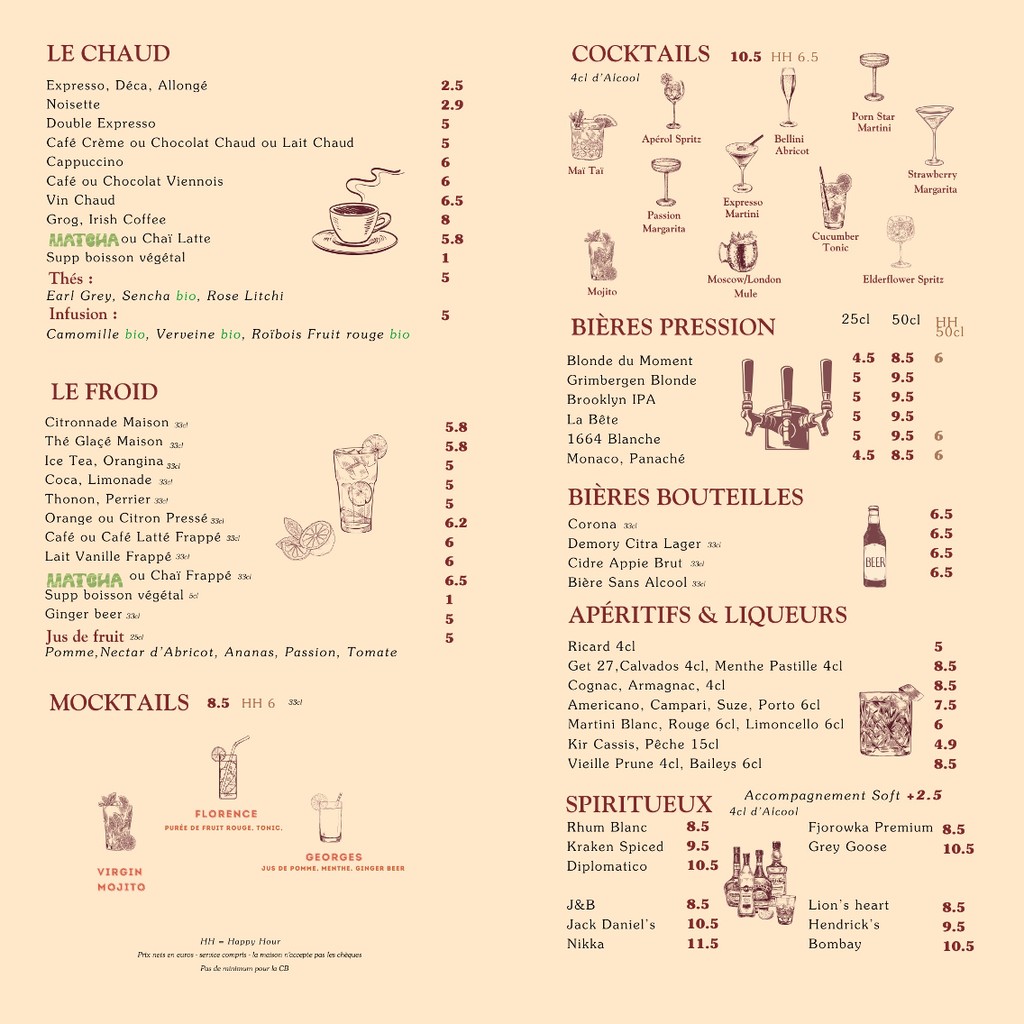 Le Rey - Restaurante París 11 menu 3