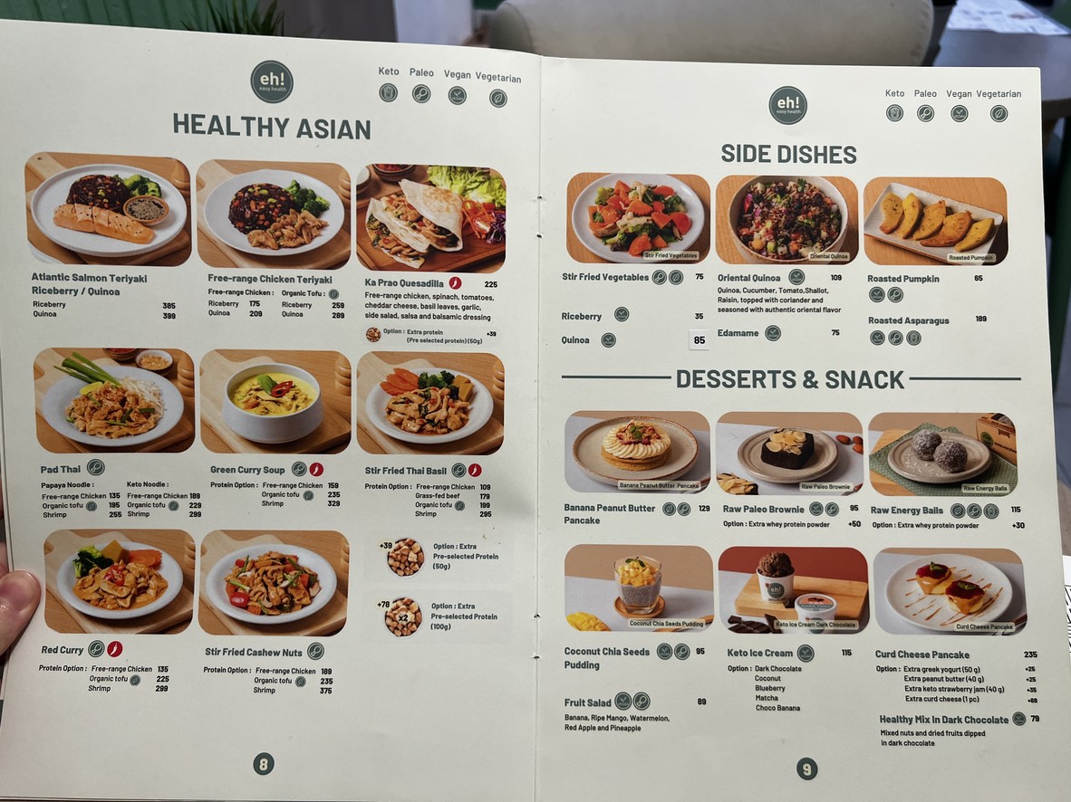 Easy Health - Ekkamai menu 3