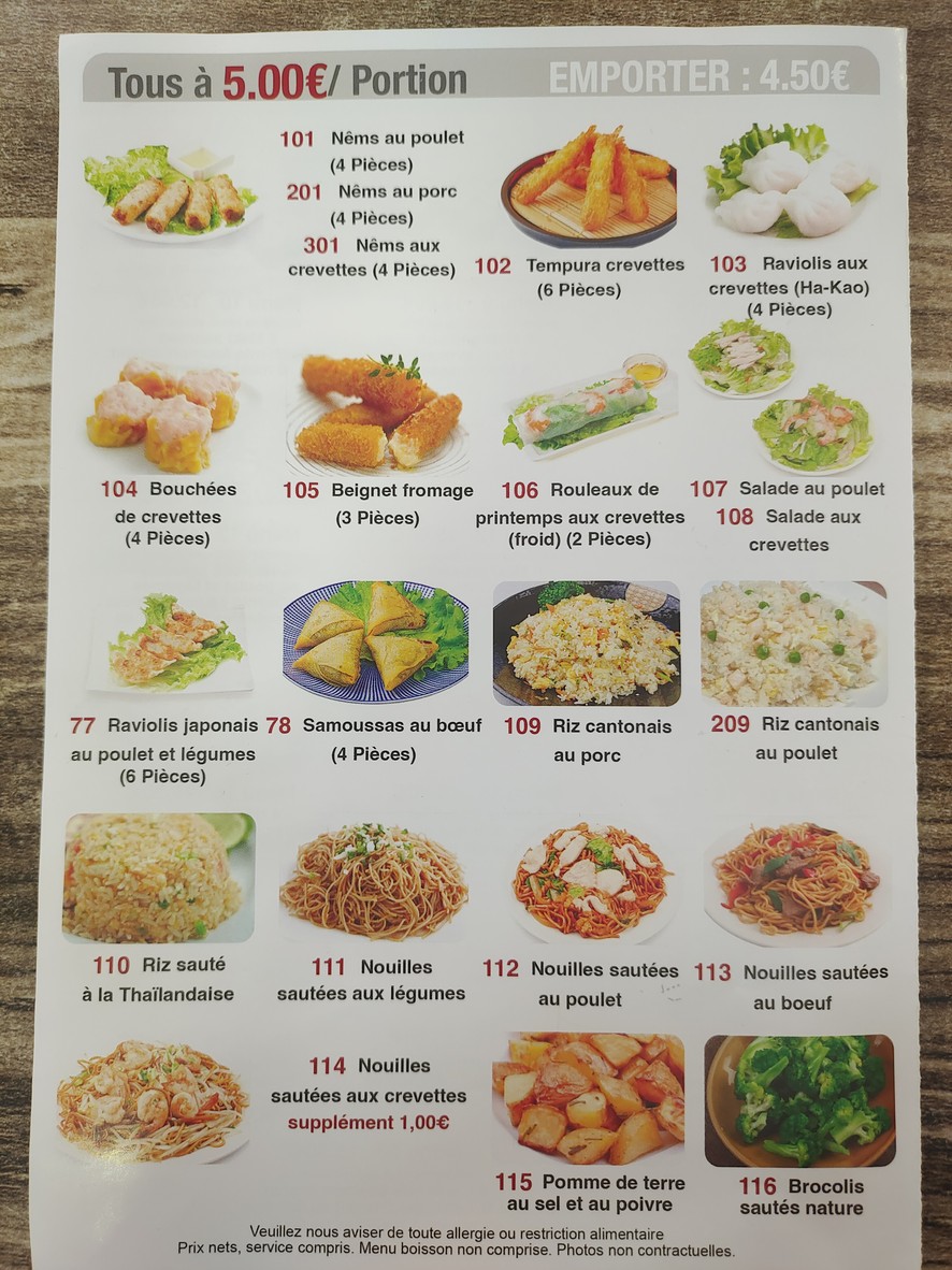 saveur famille menu 3