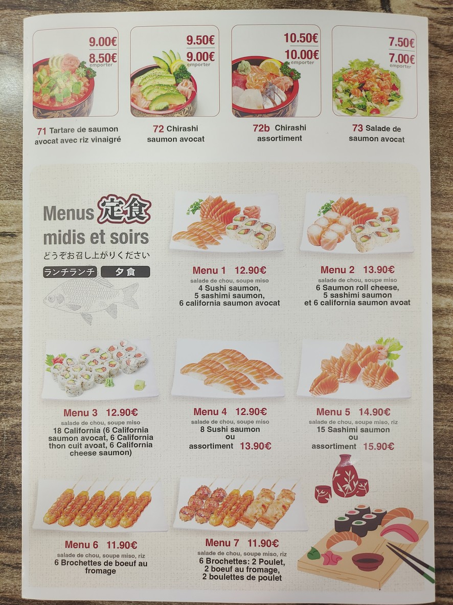 saveur famille menu 4