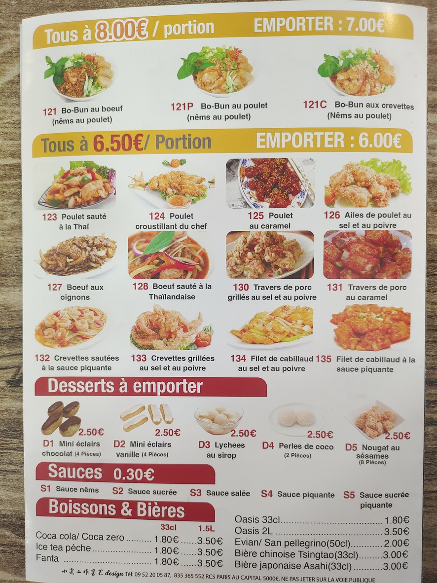 saveur famille menu 6