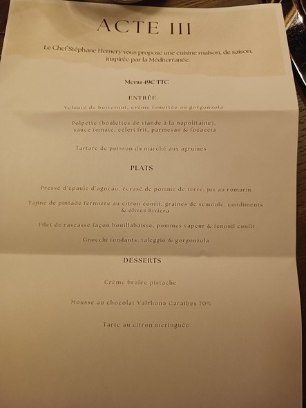 ACTE III