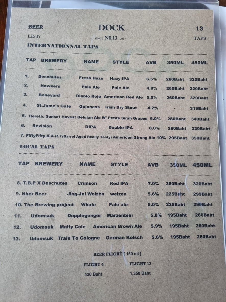 Sheepshank menu 3