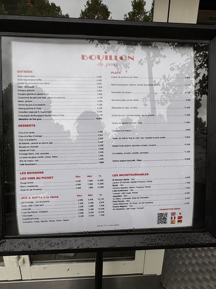 Bouillon de Paris - Restaurante Cocina Francesa - París 17 plaza de la República