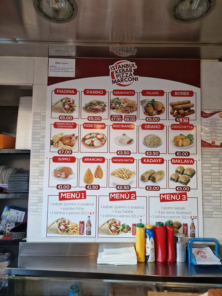 CAFFE İSTANBUL KEBAB PİZZA (RESTAURANT) menu 1