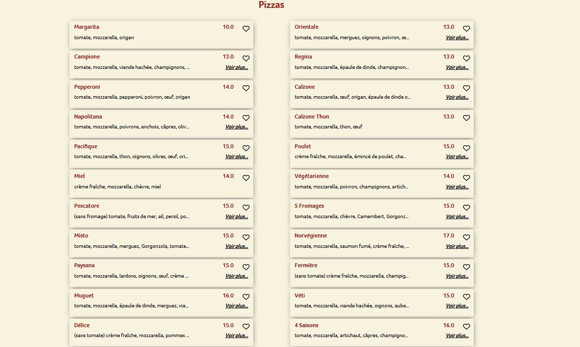 Le Muguet Café menu 2