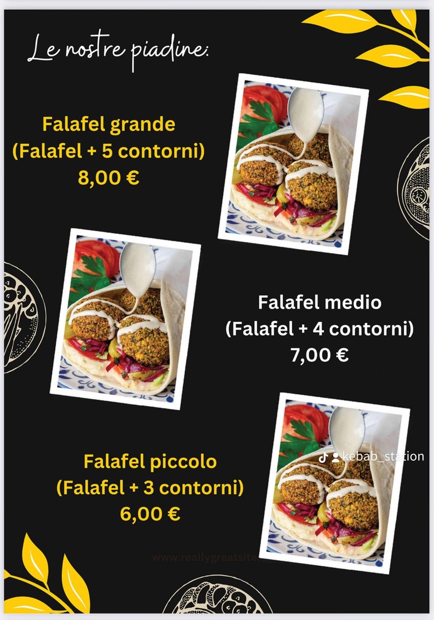 Kebab station menu 2