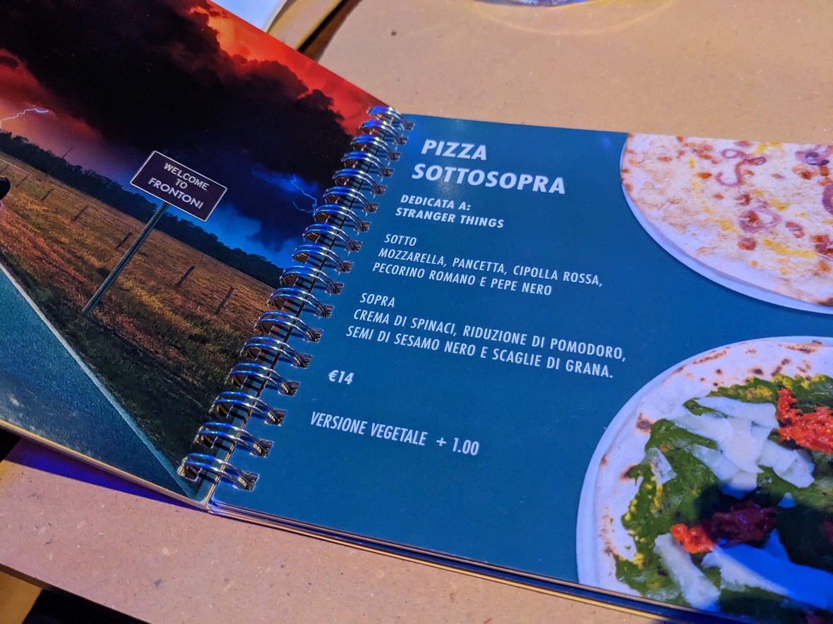 Antica Pizzeria Frontoni menu 1