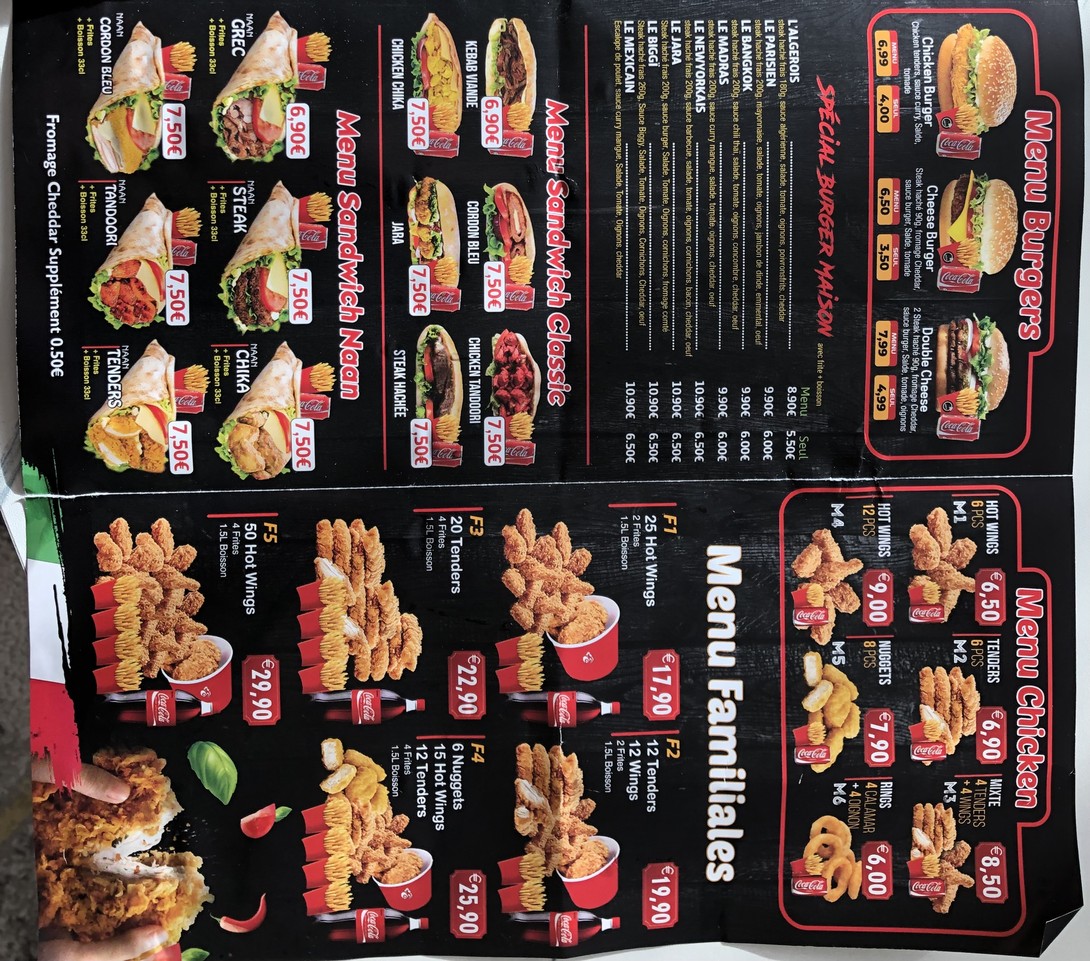 PIZZA JARA DRANCY menu 3