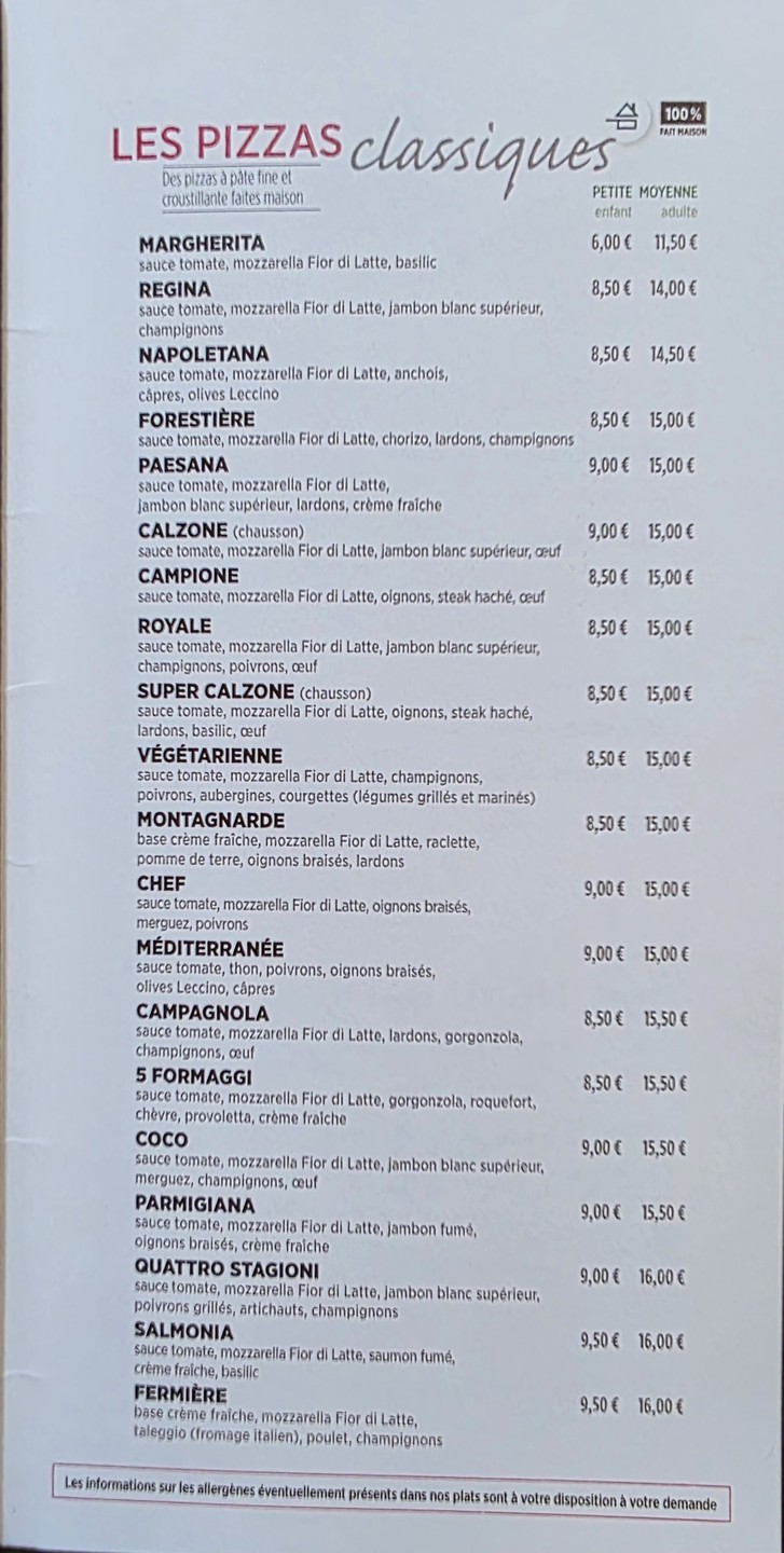 Allo Angelo menu 4