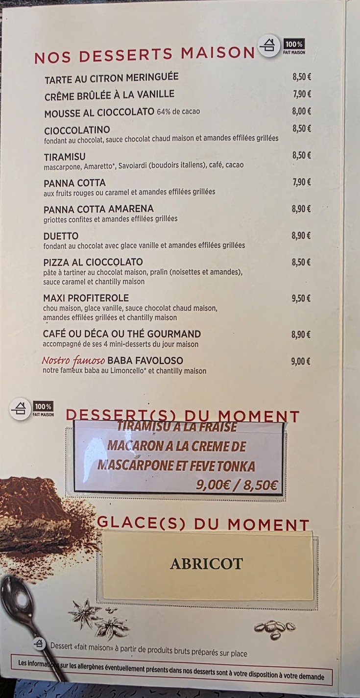 Allo Angelo menu 6