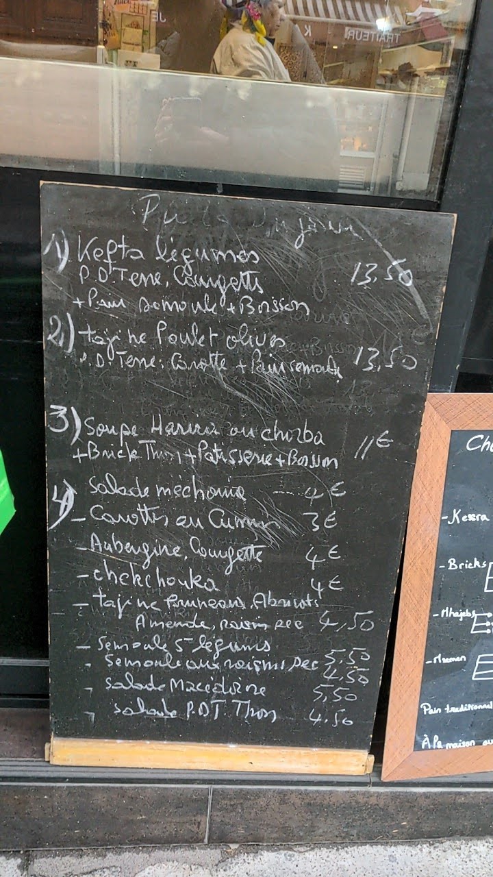 Chez Tante Farida menu 2