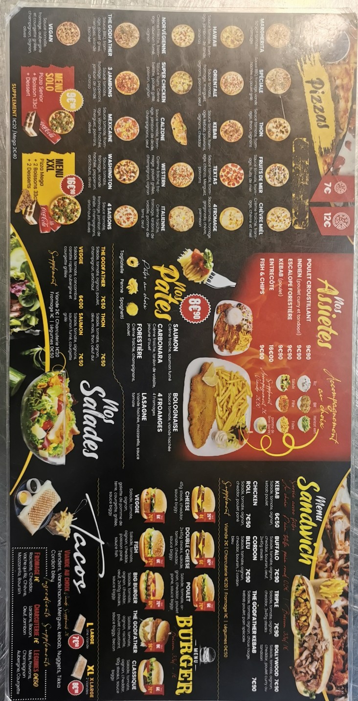 The Godfather 93 menu 2