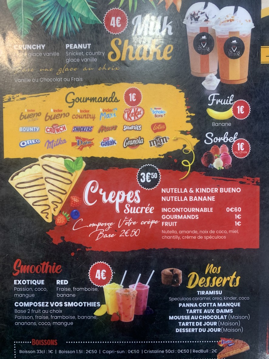 The Godfather 93 menu 3
