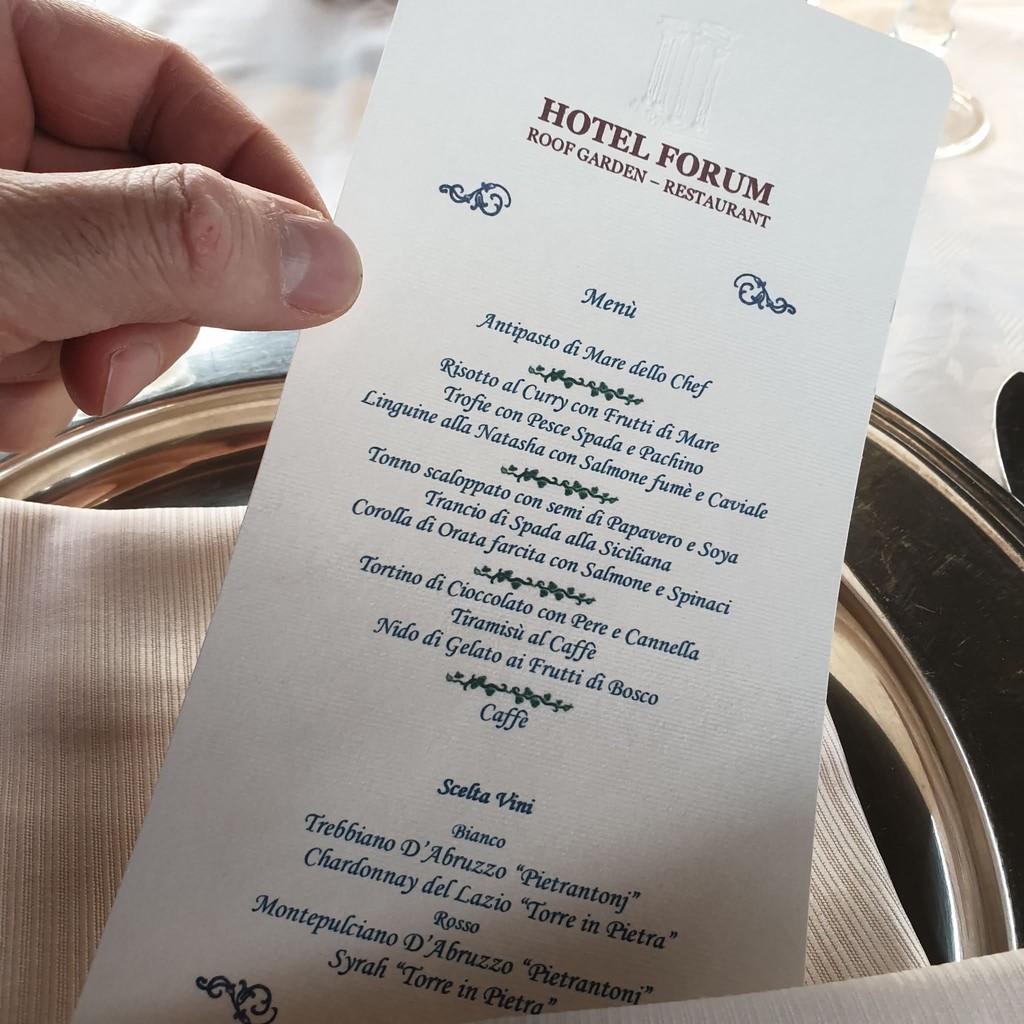 Ristorante Roof Garden menu 1