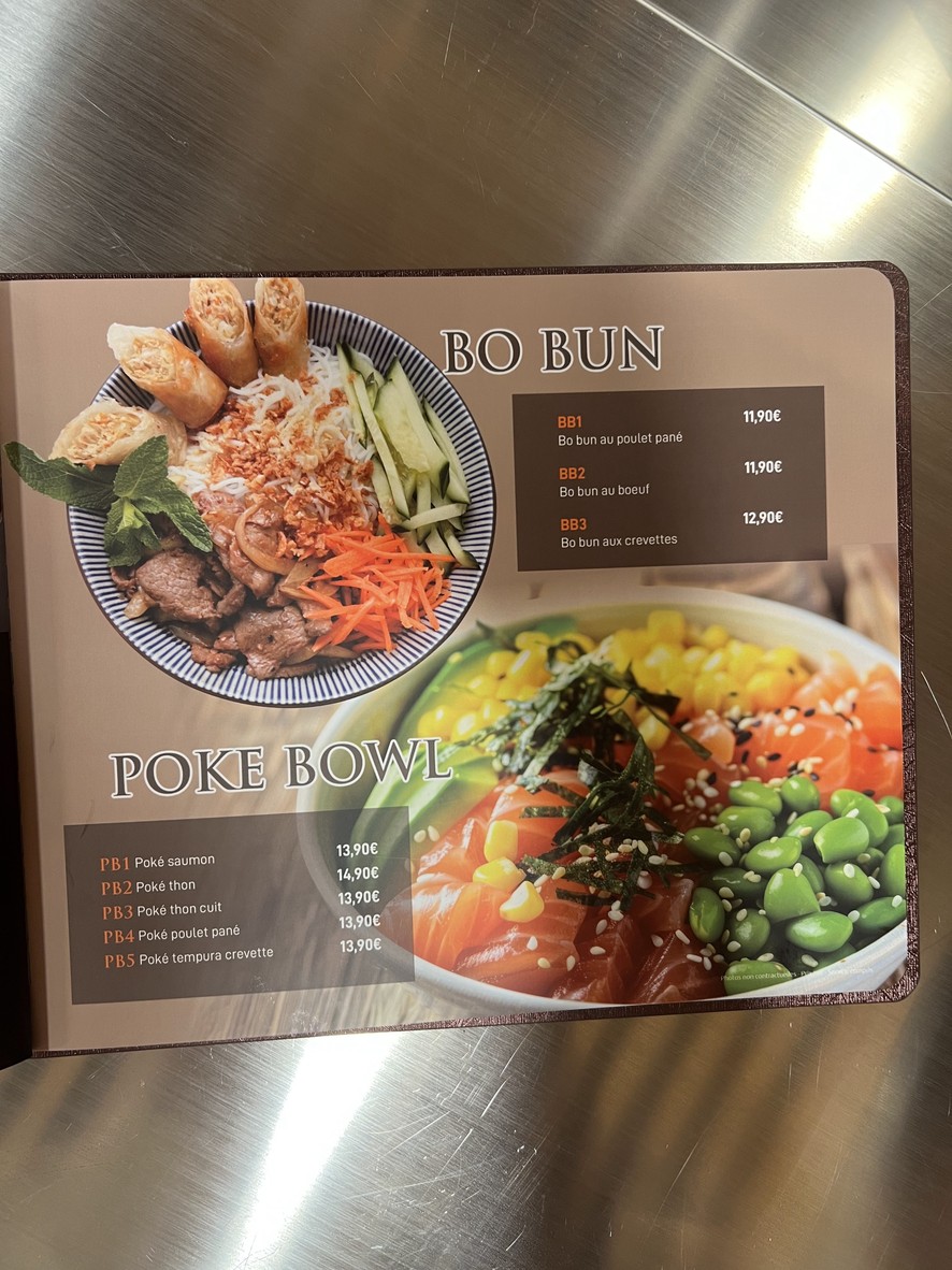 SUSHI YUMIKO menu 9