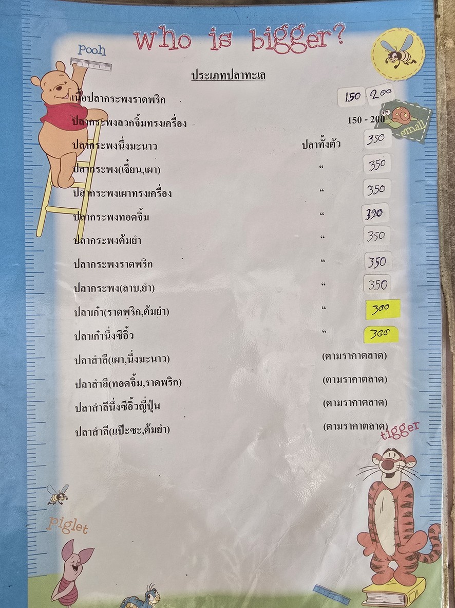Ruòdè diǎn cāntīng menu 2