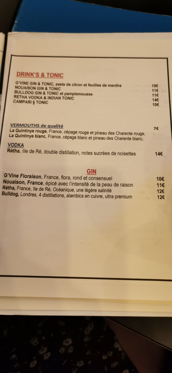 Oscar Resto-Pub menu 4
