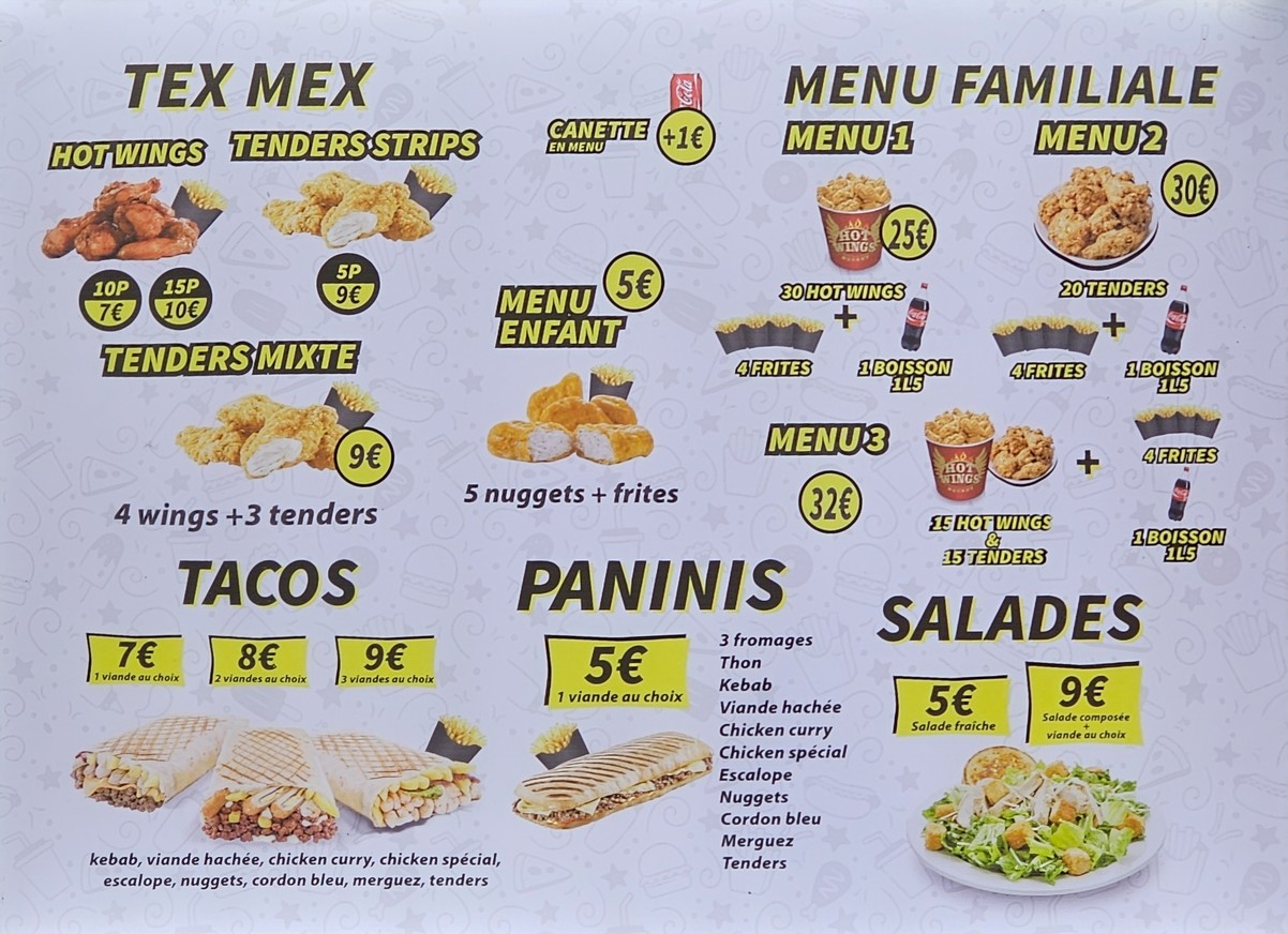 Restaurant Aux délices de la Chapelle menu 3