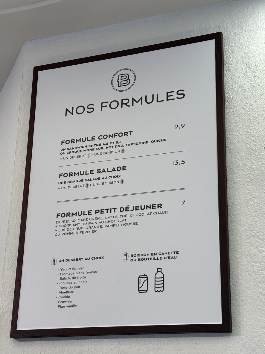 Paris Baguette menu 1