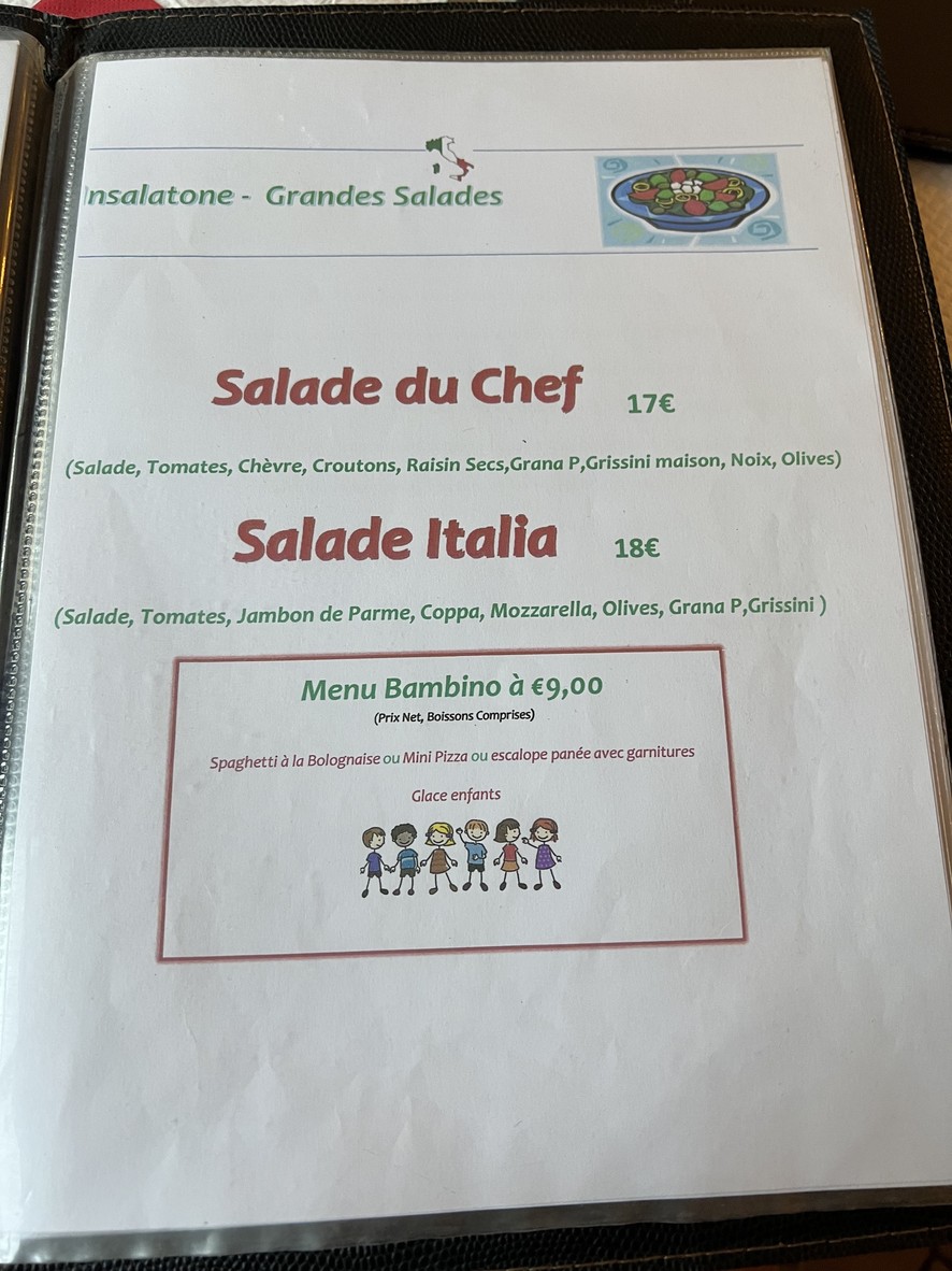 Trattoria Pizzeria d'Angelo menu 3