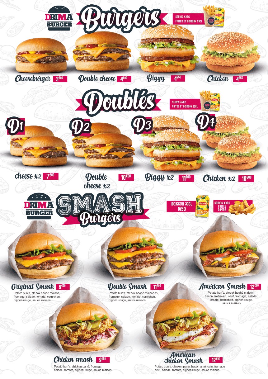 Drima Grill menu 1