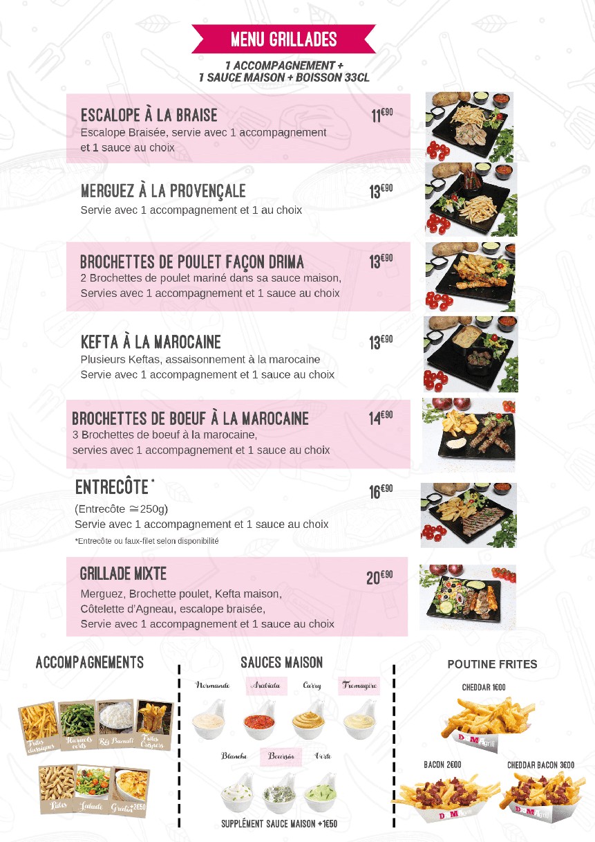 Drima Grill menu 4