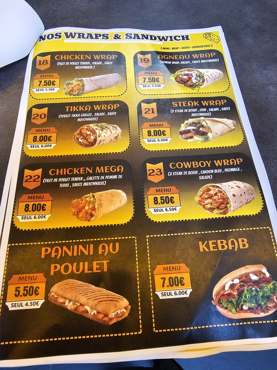 CHILL 🌶️N SPOT menu 5