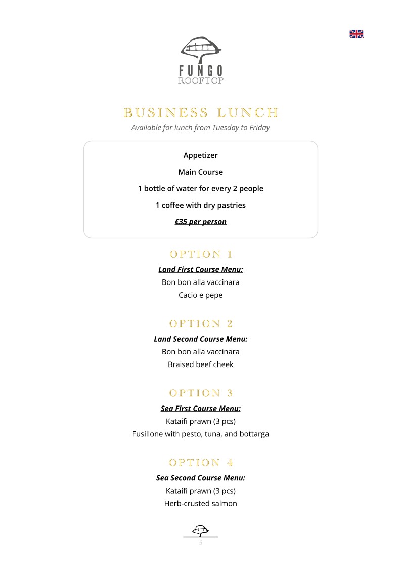 Fungo Rooftop menu 3