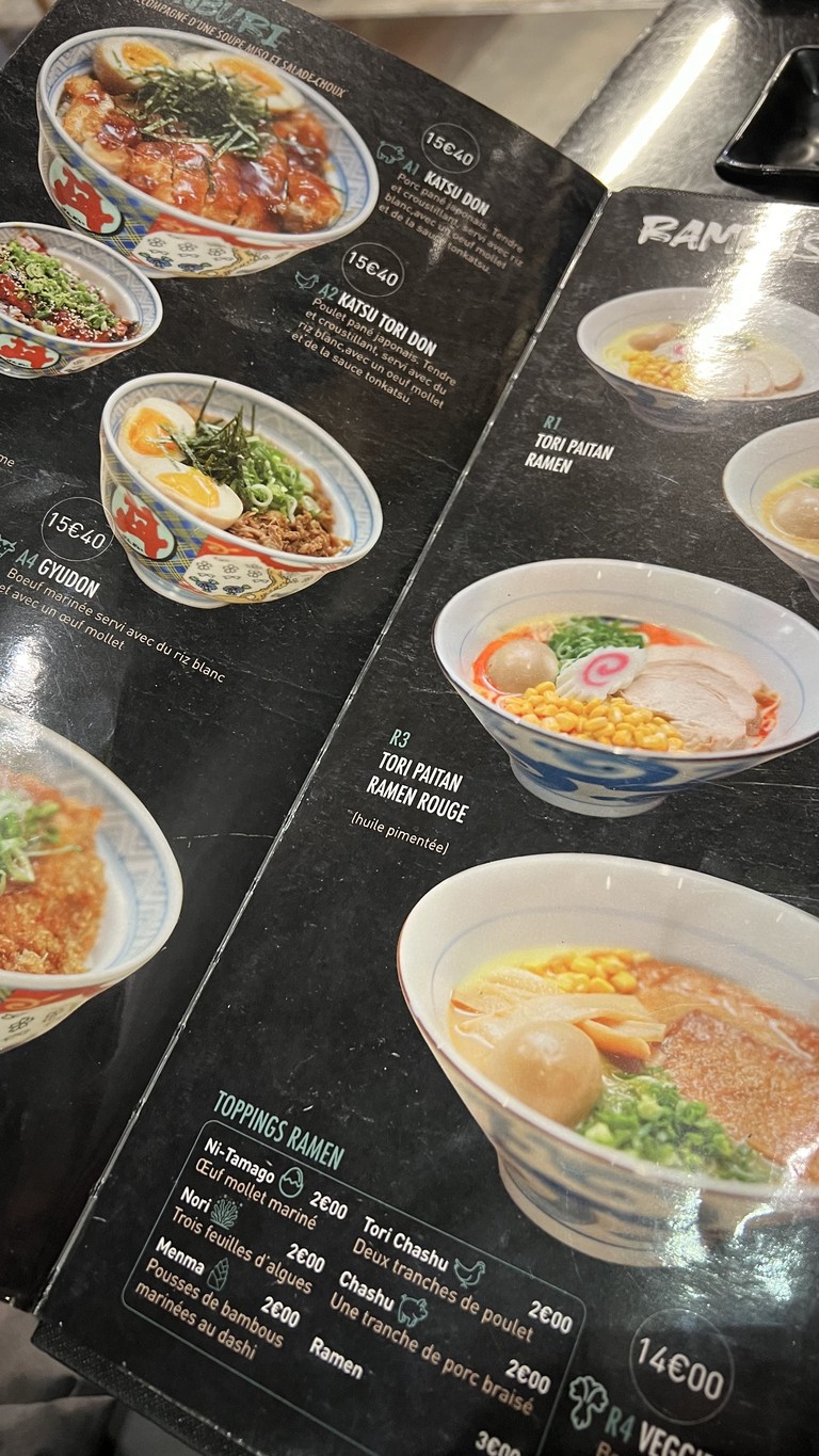 Sola Japon menu 5
