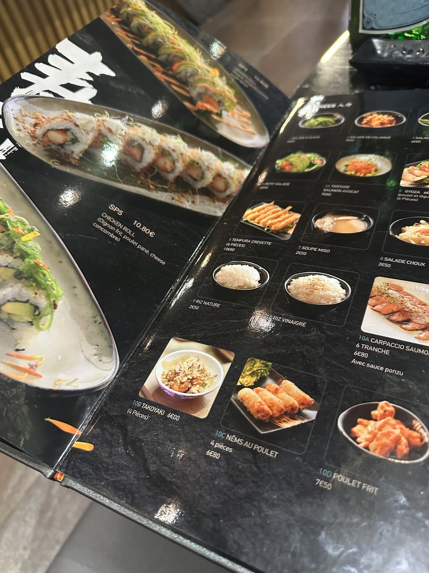 Sola Japon menu 6