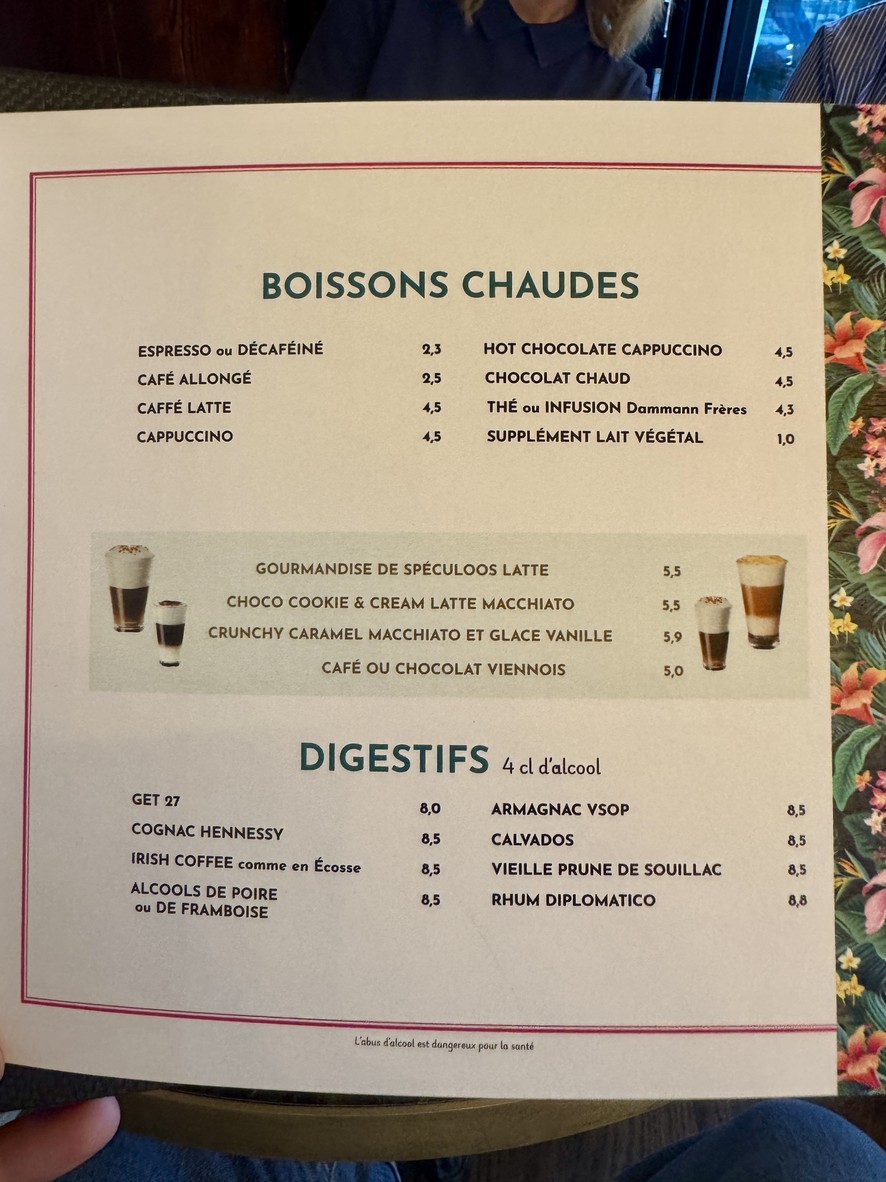 La Confidente - Restaurant Bistrot Paris 20 menu 9