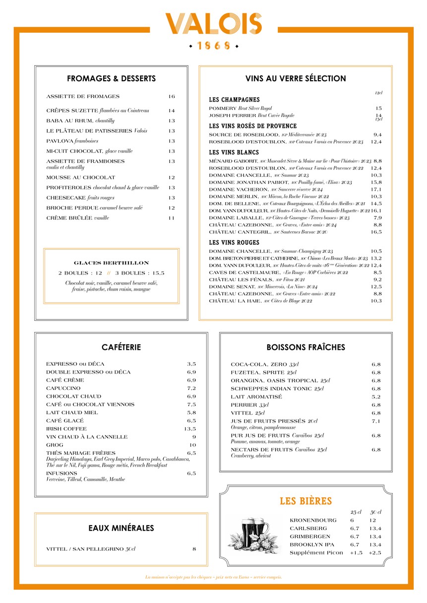 Valois menu 2