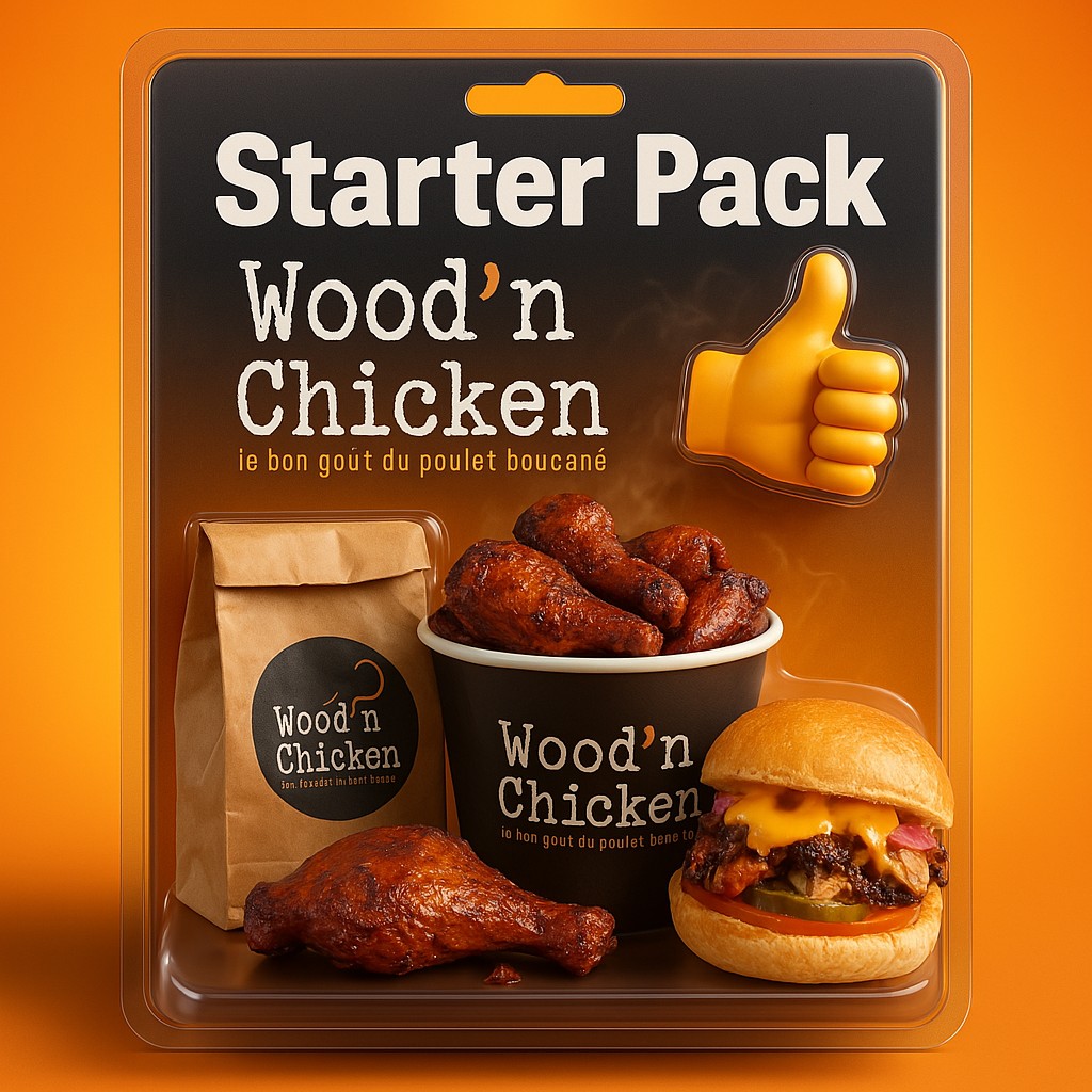 Wood'n Chicken - Poulet Boucané menu 1