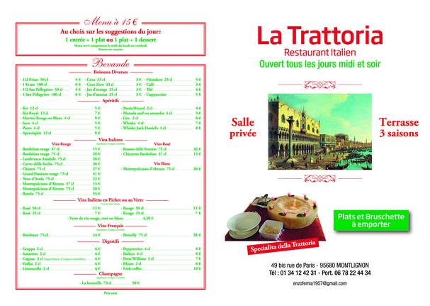 La Trattoria di Montlignon