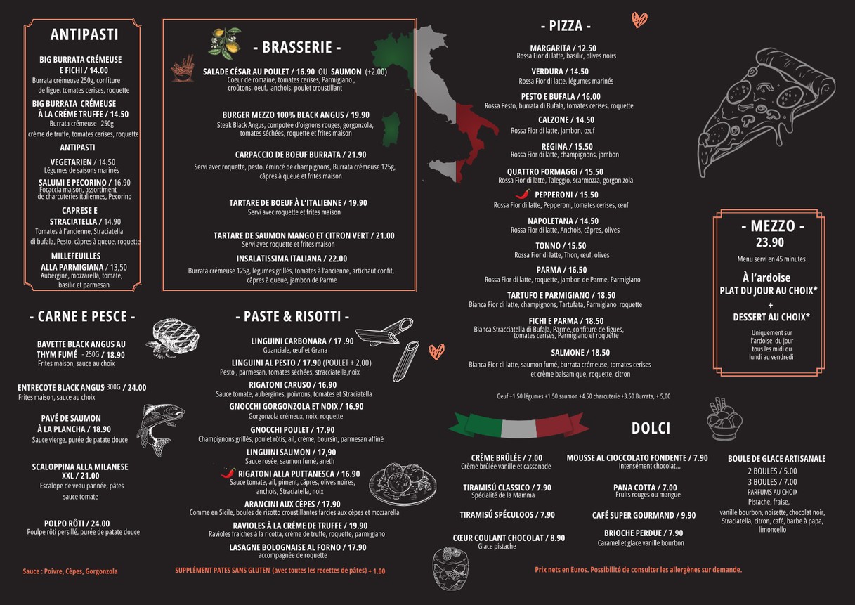MEZZO menu 2