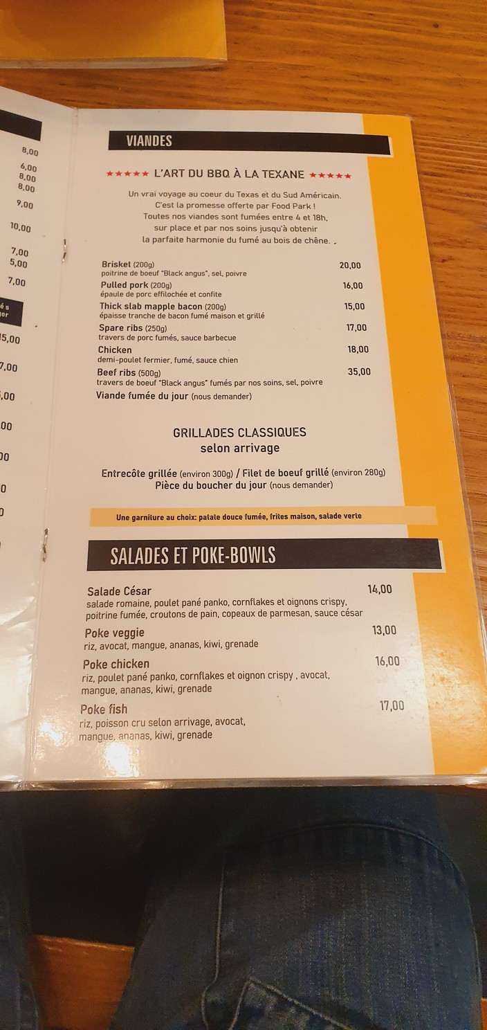 Food Park menu 2