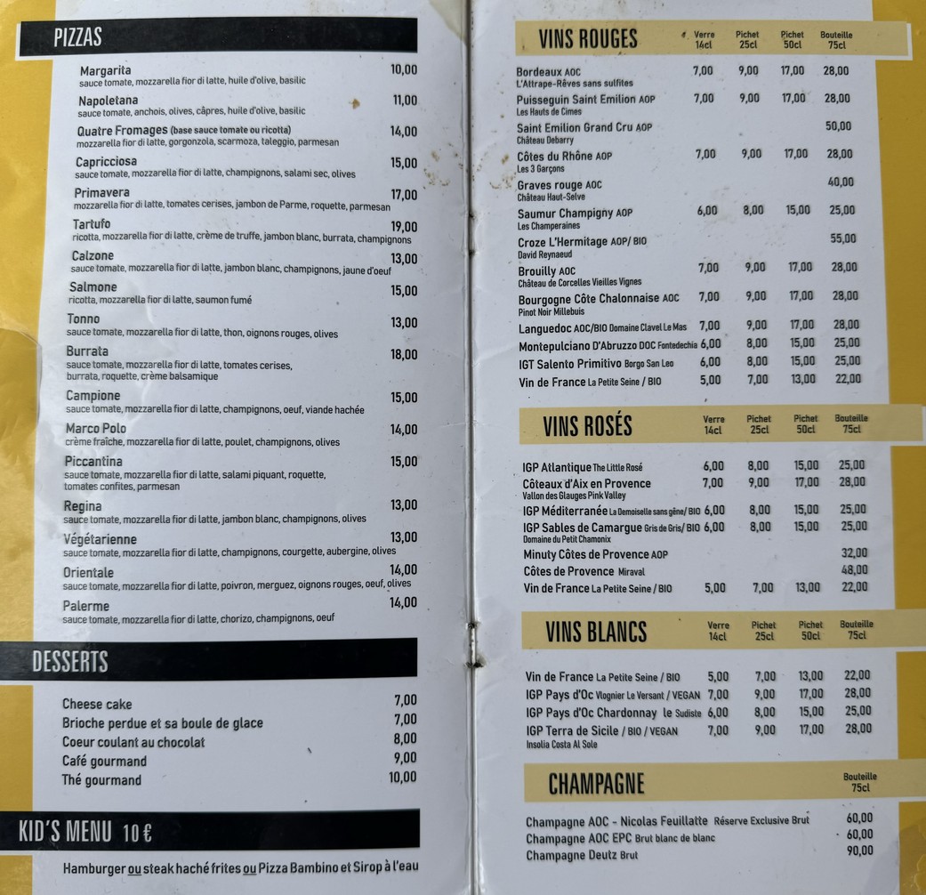 Food Park menu 3