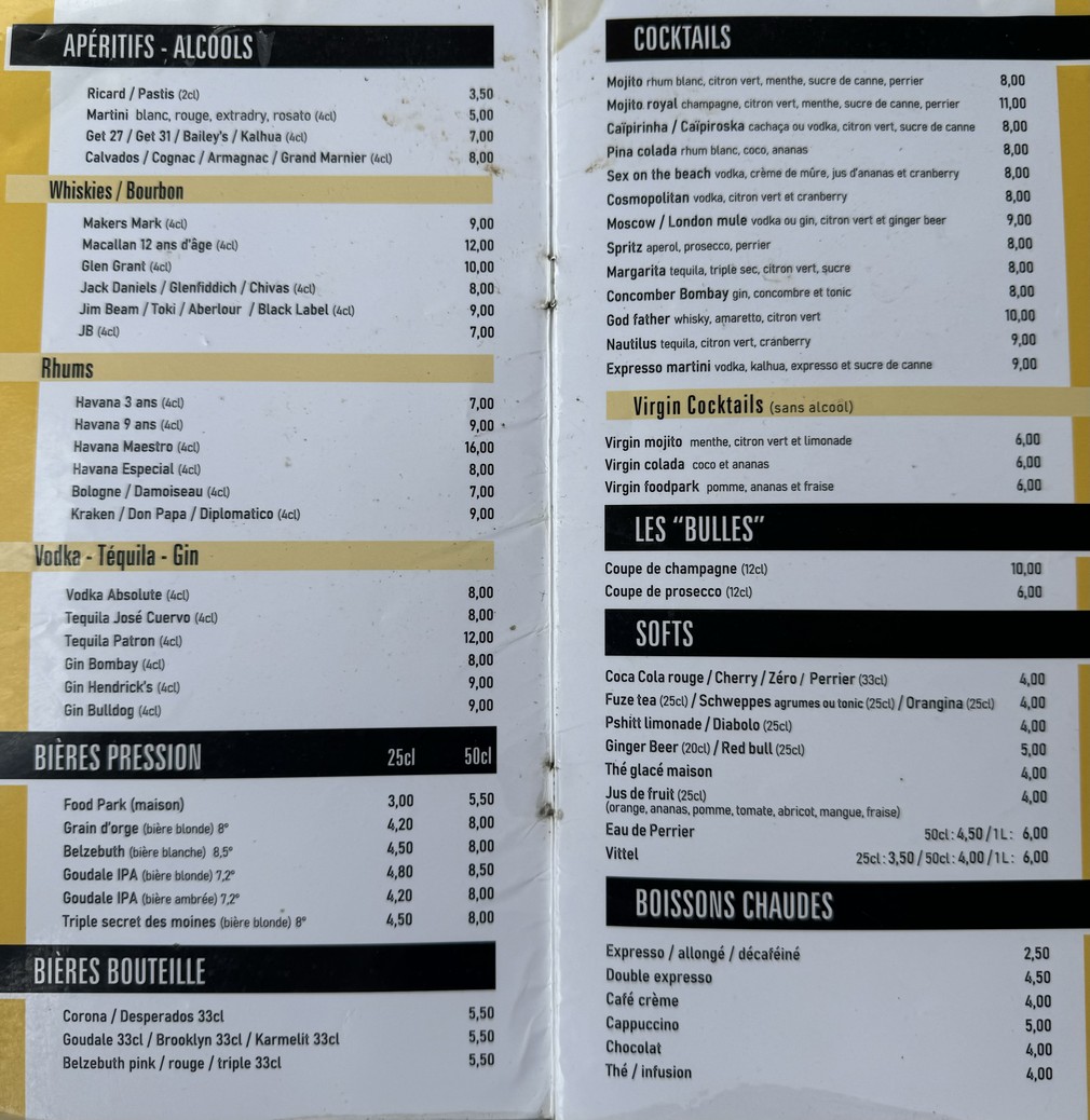 Food Park menu 4