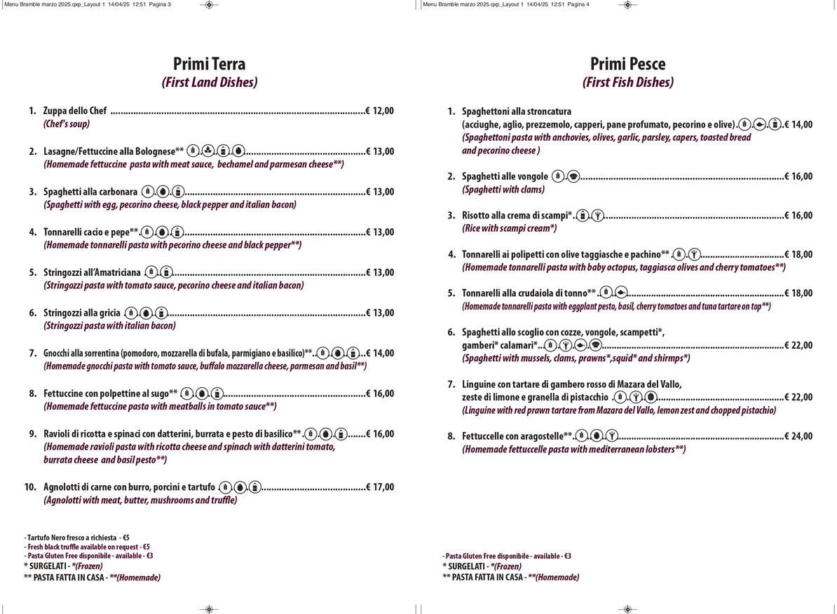 The Bramble Bar & Kitchen menu 2