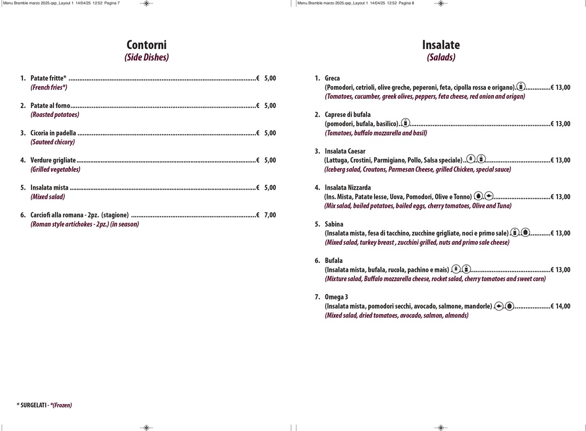 The Bramble Bar & Kitchen menu 4