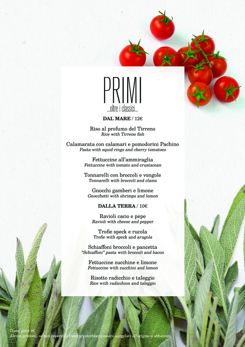 704 Ristorante menu 2