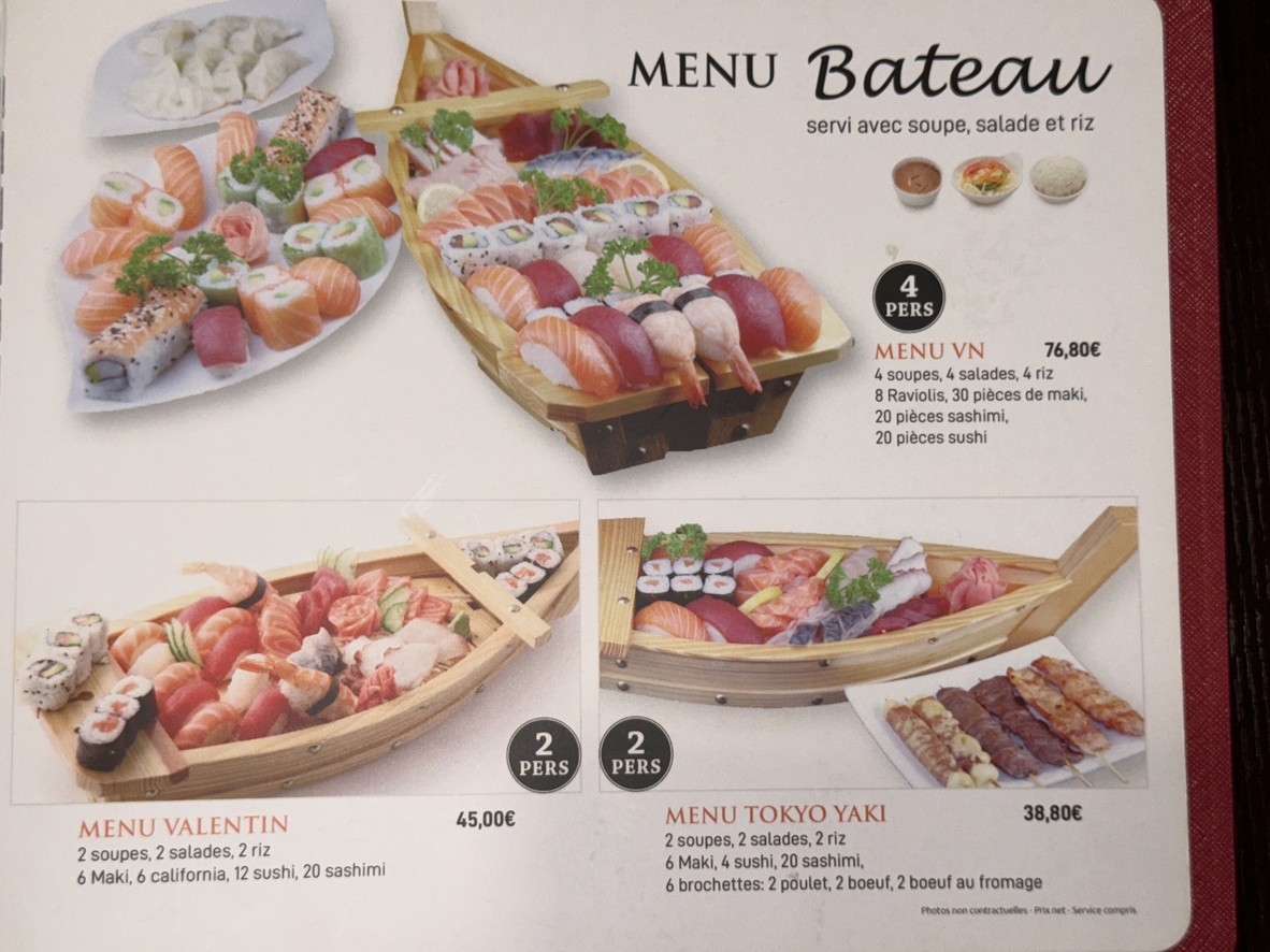 Tokyo Yaki menu 4