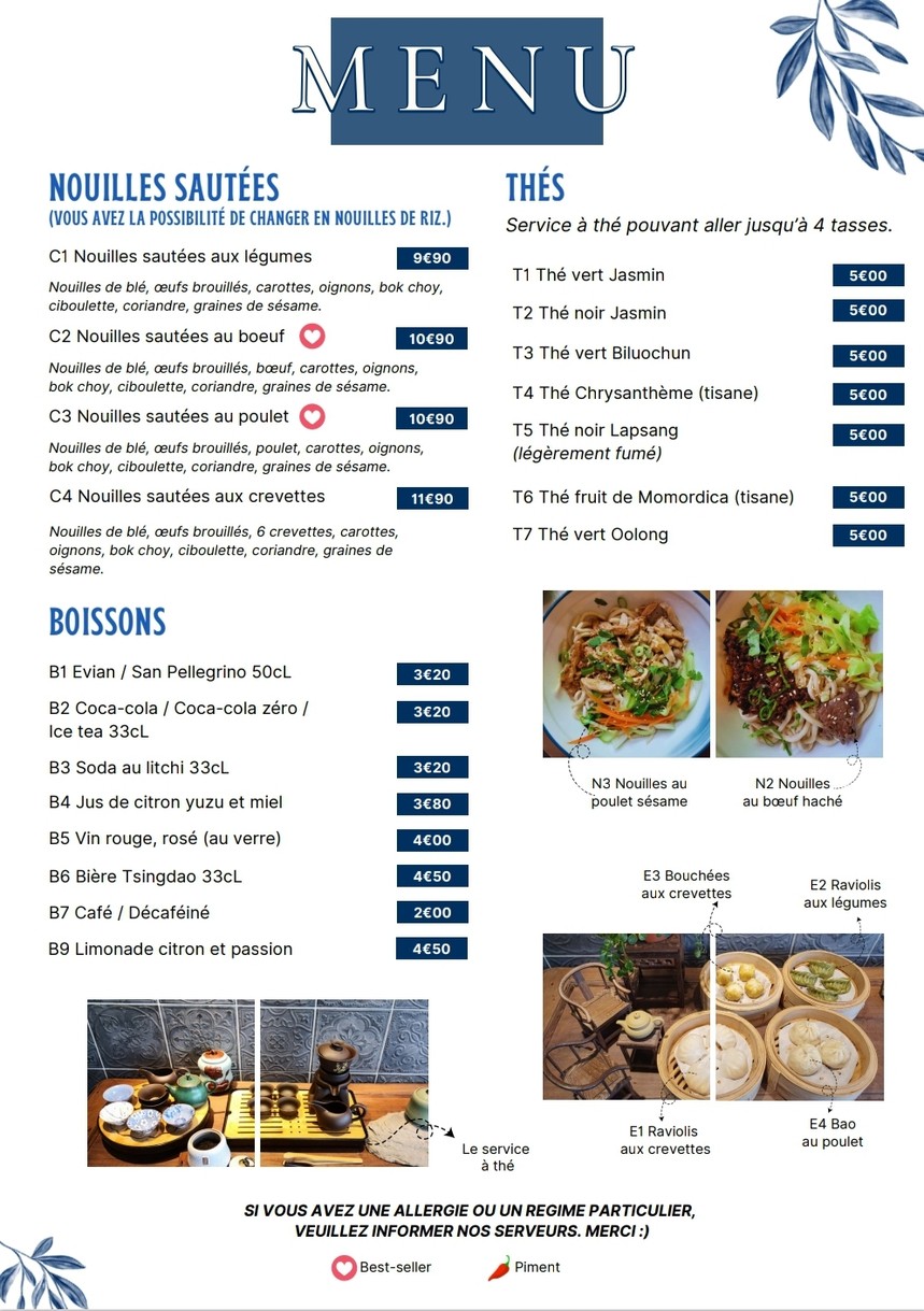 Bamboo & Sum menu 2