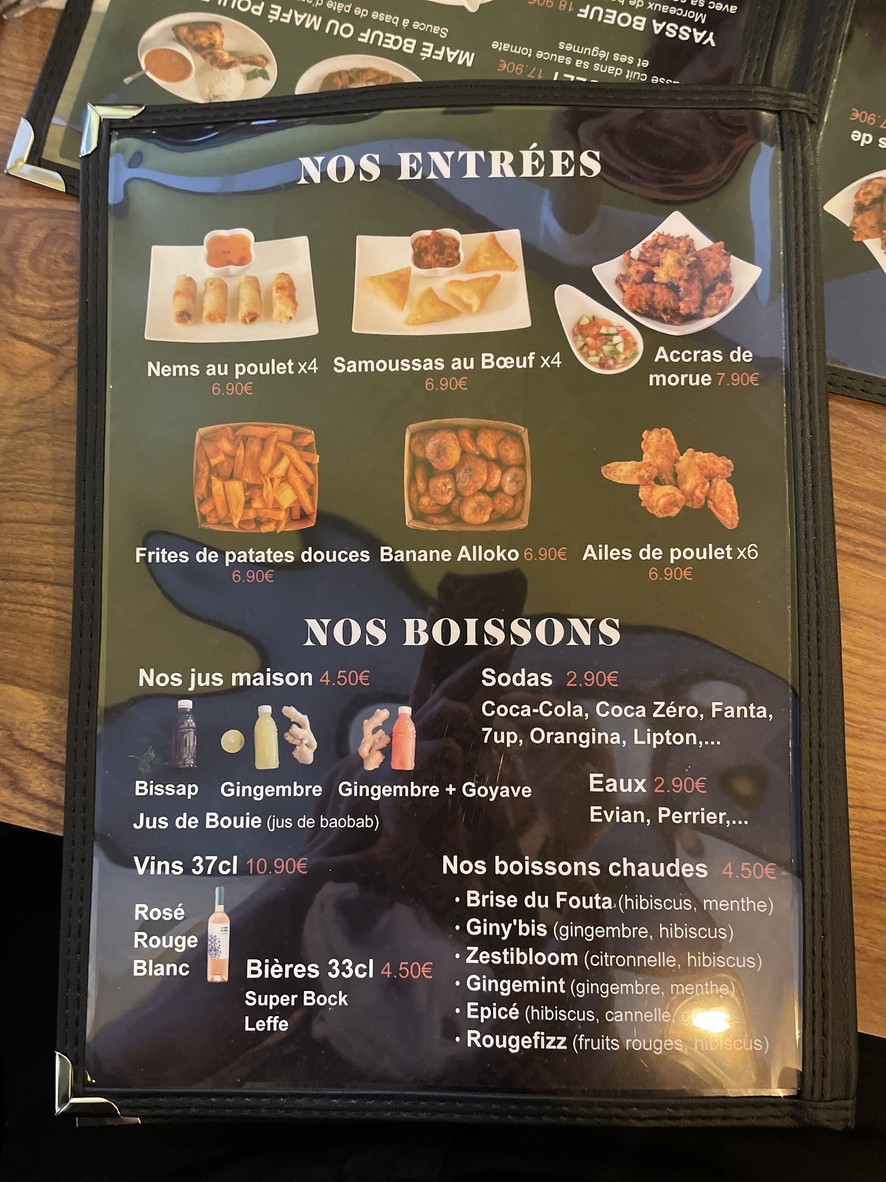Tinki'so menu 1