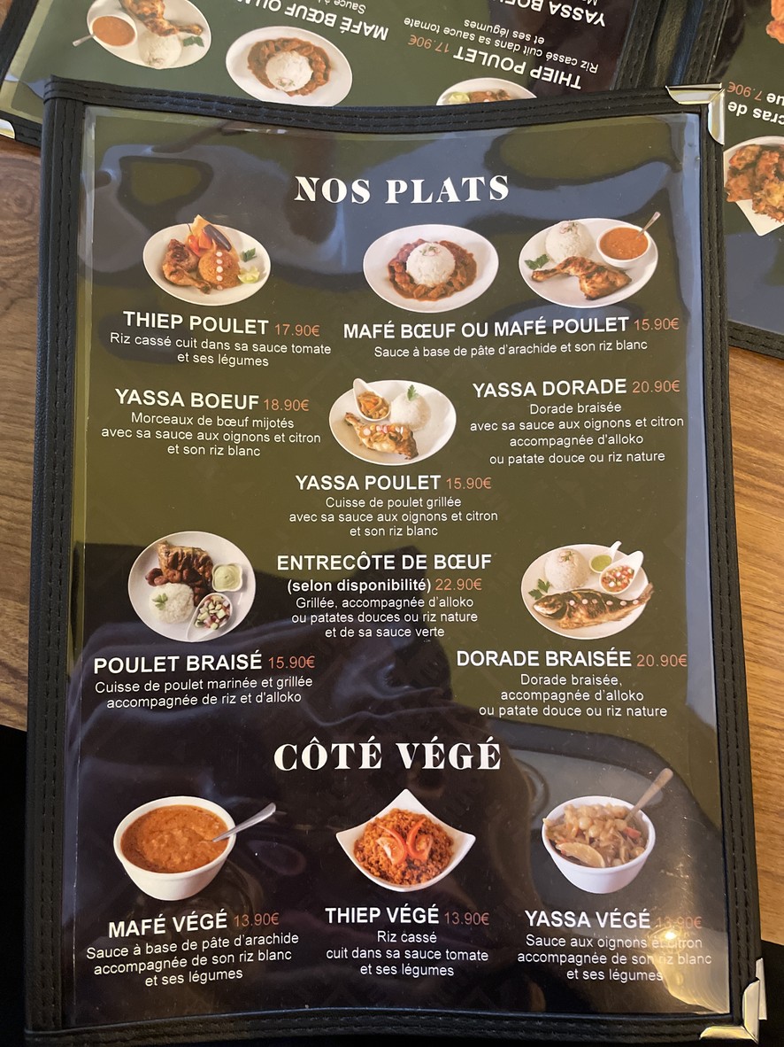 Tinki'so menu 2