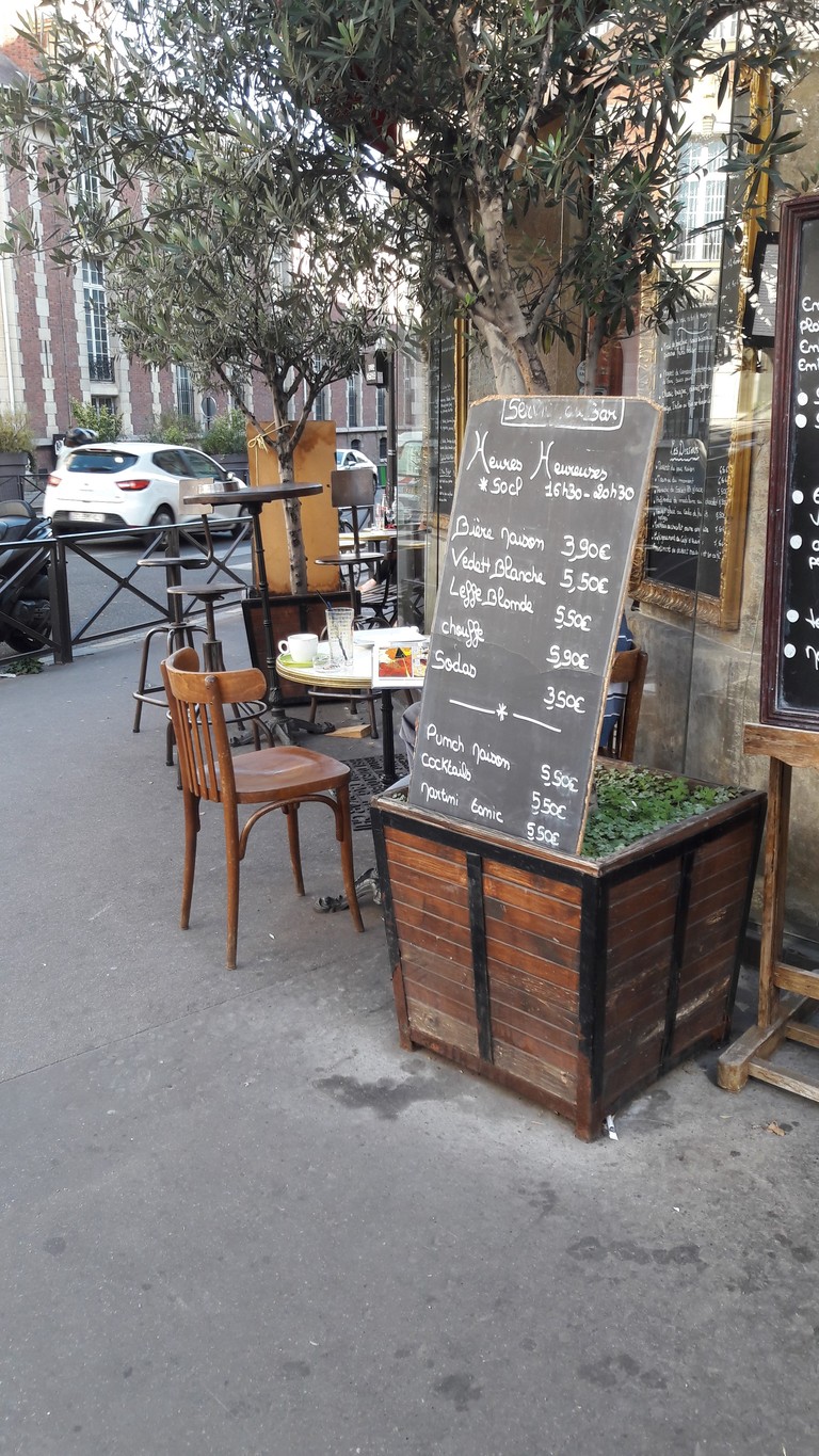 Le Café d'Avant menu 2